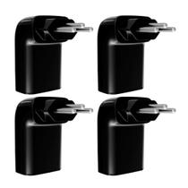 Kit 4 Protetor Contra Surtos 3 Pinos 20a Preto - Clamper Kit 4 Protetor Contra Surtos 3 Pinos 20a Preto - Clamper