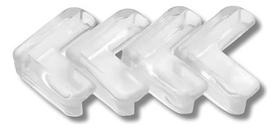 Kit 4 Protetor De Canto Silicone Infantil Evita Acidentes - Kit 4 Protetor De Canto Silicone Infantil Evita Acidentes -