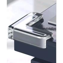 Kit 4 protetor de quina em silicone para mesas e moveis protecao para criancas e bebes