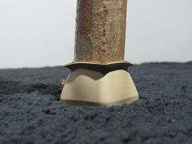 Kit 4 protetor de Silicone Pé de Cadeira (quadrado)