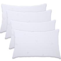 Kit 4 Protetor Impermeável de Travesseiro 100% Silencioso de Malha Premium 50x70cm - BF Colchões Kit 4 Protetor Impermeável de Travesseiro 100% Silencioso de Malha Premium 50x70cm - BF Colchões