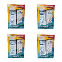 Kit 4 Protetor Solar Corporal 30 + Facial 70 kit Summer Red
