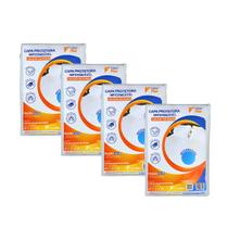 Kit 4 Protetores de Colchão Solteirão Faiber Flex Antiácaro