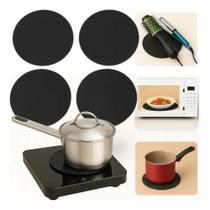 Kit 4 Protetores De Silicone Fogão Indução Anti-Impacto Kit 4 Protetores De Silicone Fogão Indução Anti-Impacto