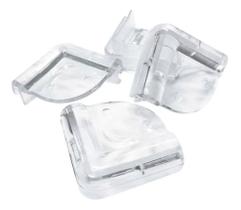 Kit 4 Protetores Silicone P/ Quinas Cantos Cantoneira Clink Kit 4 Protetores Silicone P/ Quinas Cantos Cantoneira Clink