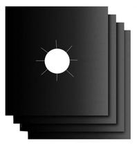 Kit 4 Protetores Teflon Para Fogão Antiaderente Reutilizável - MIKAELA Kit 4 Protetores Teflon Para Fogão Antiaderente Reutilizável - MIKAELA