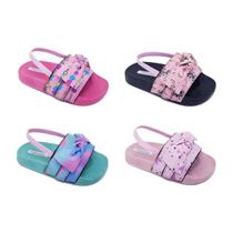 Kit 4 Prs Chinelo Sandália Infantil Bebê Slide Elástico K41