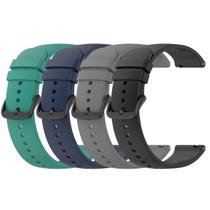 Kit 4 Pulseiras 22Mm Compatível Com Garmin 255 Ou 255 Music