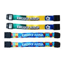 Kit 4 Pulseiras Torcedor Autista Brasil Hexa