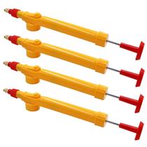 Kit 4 Pulverizador Garrafa Pet Borrifador Manual + Mangueira