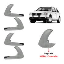 Kit 4 Puxador Da Maçaneta Interna Gatilho Gol Parati Cromado - UN / 4 F103