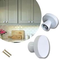 Kit 4 Puxador de Gavetas, Portas, Armários, Cozinha Redondo