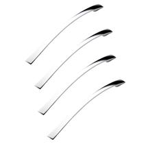 Kit 4 Puxador Iris 96mm Cromado Para Gaveta Kit 4 Puxador Iris 96mm Cromado Para Gaveta