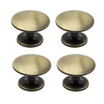 Kit 4 Puxador Ponto 31mm Antique Para Gaveta