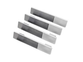 Kit 4 Puxadores 16Cm Móveis Porta Armário Gaveta Preto