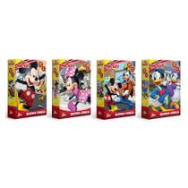 Kit 4 Quebra- CabeÃas 60 PeÃas - Turma do Mickey - Toyste Kit 4 Quebra- CabeÃas 60 PeÃas - Turma do Mickey - Toyste