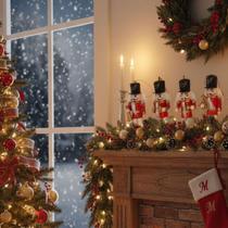 Kit 4 Quebra nozes Perfeitos Para Sua Decoração De Natal Clássico E Elegante