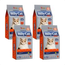 Kit 4 Ração Billy Cat Select Gatos Adultos Salmão - 1Kg