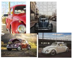 Kit 4 Racha Cuca Atividades Fuscas Antigos 60 Peças