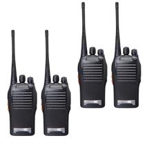 Kit 4 Radio Comunicador 777s 16 Canais Profissional Completo