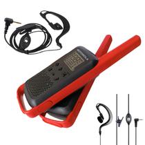 Kit 4 Rádio Talkabout T210BR Motorola com Fones de Ouvido Simples