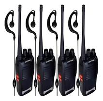 Kit 4 Radio Walk Talk Comunicador 16 Ch 12km Baofeng 777s Bandas de freqüência 16CH Cor Preto Kit 4 Radio Walk Talk Comunicador 16 Ch 12km Baofeng 777s Bandas de freqüência 16CH Cor Preto