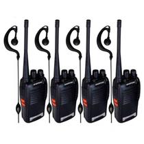 Kit 4 Radios Comunicador Baofeng 777s freqüência 400-470MHz 16 canais Profissional