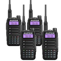 Kit 4 Radios Comunicador Baofeng UV16 Walk Talk Longo Alcance Dual Band a Prova dágua