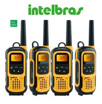 Kit 4 Rádios Comunicador Intelbras Rc 4102 Ip67 Prova D'Água