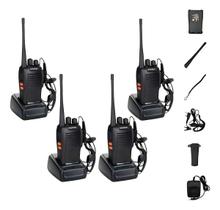 Kit 4 Rádios Comunicadores Baofeng BF-777S 16 Canais 12km VHF/UHF