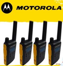Kit 4 Rádios Comunicadores Motorola T470 Alcança Até 56km