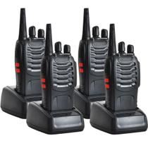 Kit 4 Rádios Walkie Talkie BF 777s