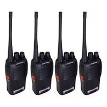 Kit 4 Rádios Walktalk Bf-777s - Comunicação Profissional em Equipe