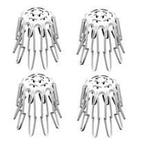 KIT 4 Ralo Abacaxi Grelha Hemisférica Flex.P/Calha 88mm Tigre