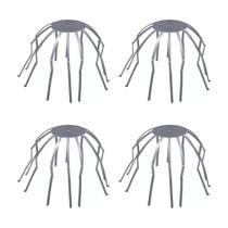 Kit 4 Ralo Grelha Abacaxi Flexível Anti Folha Calha 70/110mm Astra