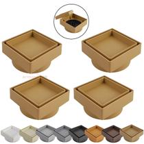 Kit 4 Ralo Oculto Invisível Quadrado 10x10cm Plástico Com Tela Para Banheiro - AMZ Kit 4 Ralo Oculto Invisível Quadrado 10x10cm Plástico Com Tela Para Banheiro - AMZ