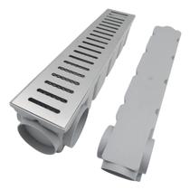 Kit 4 Ralos 10x50 Inox Aberta Com Coletor Cz Para Arquitetos