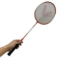 Kit 4 Raquetes E 3 Petecas Em Nylon Badminton Vb004 Vollo Indicado Iniciantes e Escolas