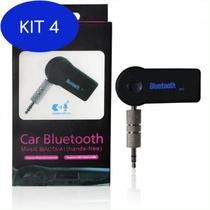 Kit 4 Receptor Adaptador Bluetooth De Carro