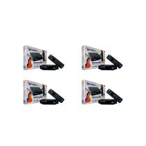 Kit 4 receptores digital de tv century sat hd - midiabox b7