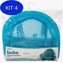 Kit 4 Rede De Proteção Para Banheira Azul - Buba - Buba Baby