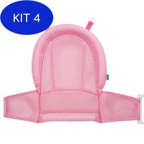 Kit 4 Rede De Proteção Para Banheira Rosa - Buba - Buba Baby