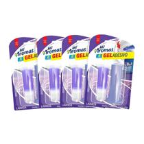 Kit 4 Refil de Gel Adesivo Sanitário 37g Lavanda Mil Aromas Kit 4 Refil de Gel Adesivo Sanitário 37g Lavanda Mil Aromas