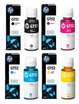 Kit 4 Refil De Tinta Original Gt53 Gt52 Color Smart Tank Amarelo/ciano/magenta/preto