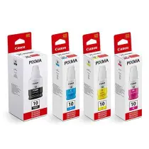 Kit 4 Refil de tintas GI10 g6010 g7010 ECO CA. GI10 Kit 4 Refil de tintas GI10 g6010 g7010 ECO CA. GI10
