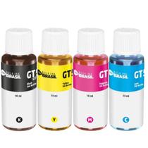 kit 4 Refil de Tintas GT53/GT51 GT52 Compatível para impressora HP Smart Tank 615