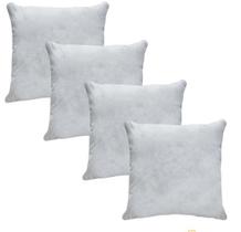 Kit 4 refil enchimentos para almofadas 45x45 Refil Macias Kit 4 refil enchimentos para almofadas 45x45 Refil Macias
