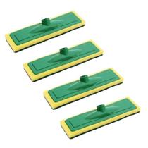 Kit 4 Refil Esponja Limpeza Piso Esfregao