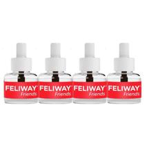 Kit 4 Refil Feliway Friends Comportamento p/ Gatos Ceva 48ml