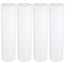 Kit 4 Refil Filtro Caixa Dágua Ranhurado 9 3/4 1 E 5 Micra Branco Kit 4 Refil Filtro Caixa Dágua Ranhurado 9 3/4 1 E 5 Micra Branco